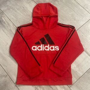 adidas Big Boys Fleece Hoodie Medium 10-12